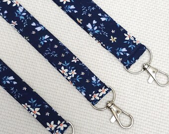 Floral Cotton Lanyard, Teacher Gift,Work accessory ID holder