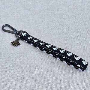 Pulsera de tela para yates, llavero de pulsera delgado