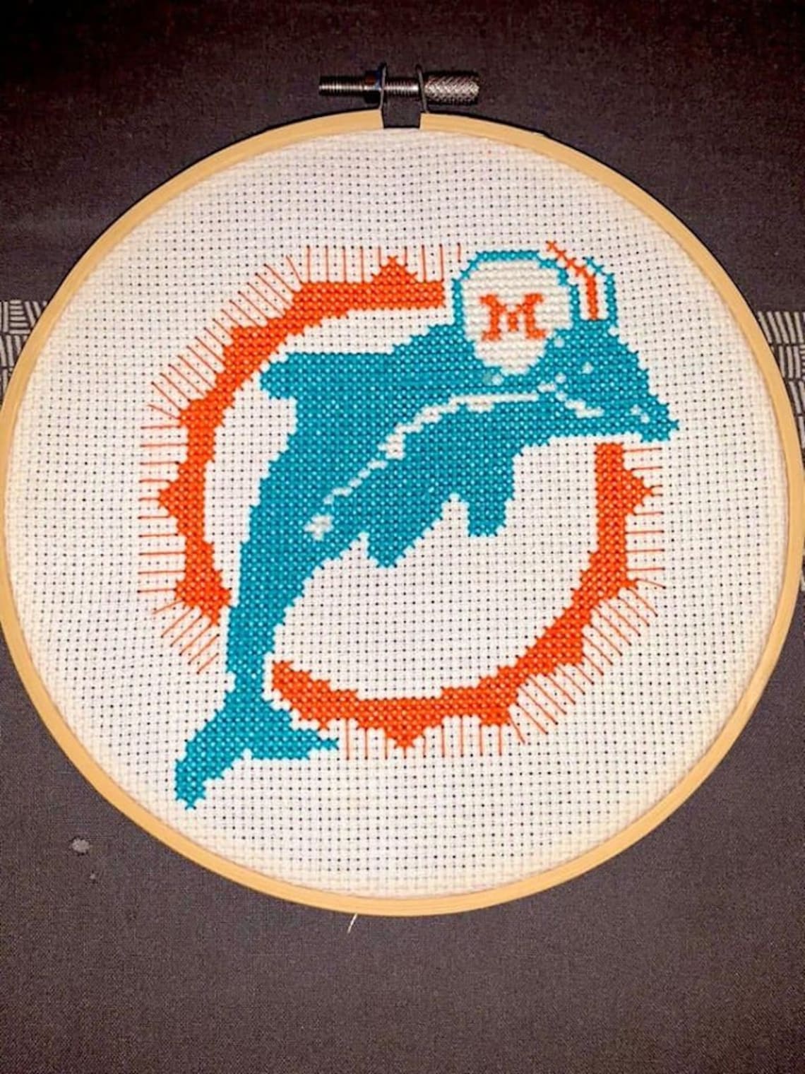 Miami Dolphins Cross Stitch Pattern Instant Download PDF Etsy miami-dolphins-cross-stitch-pattern-instant-download-pdf-etsy
