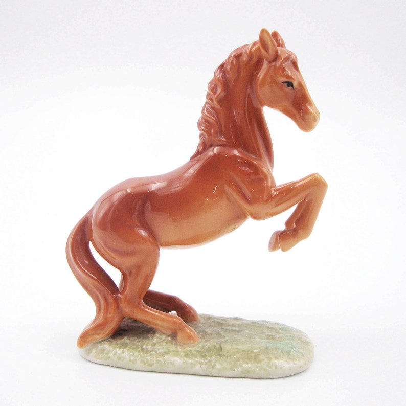 Handpainted porcelain horses statues and figurines Etsy