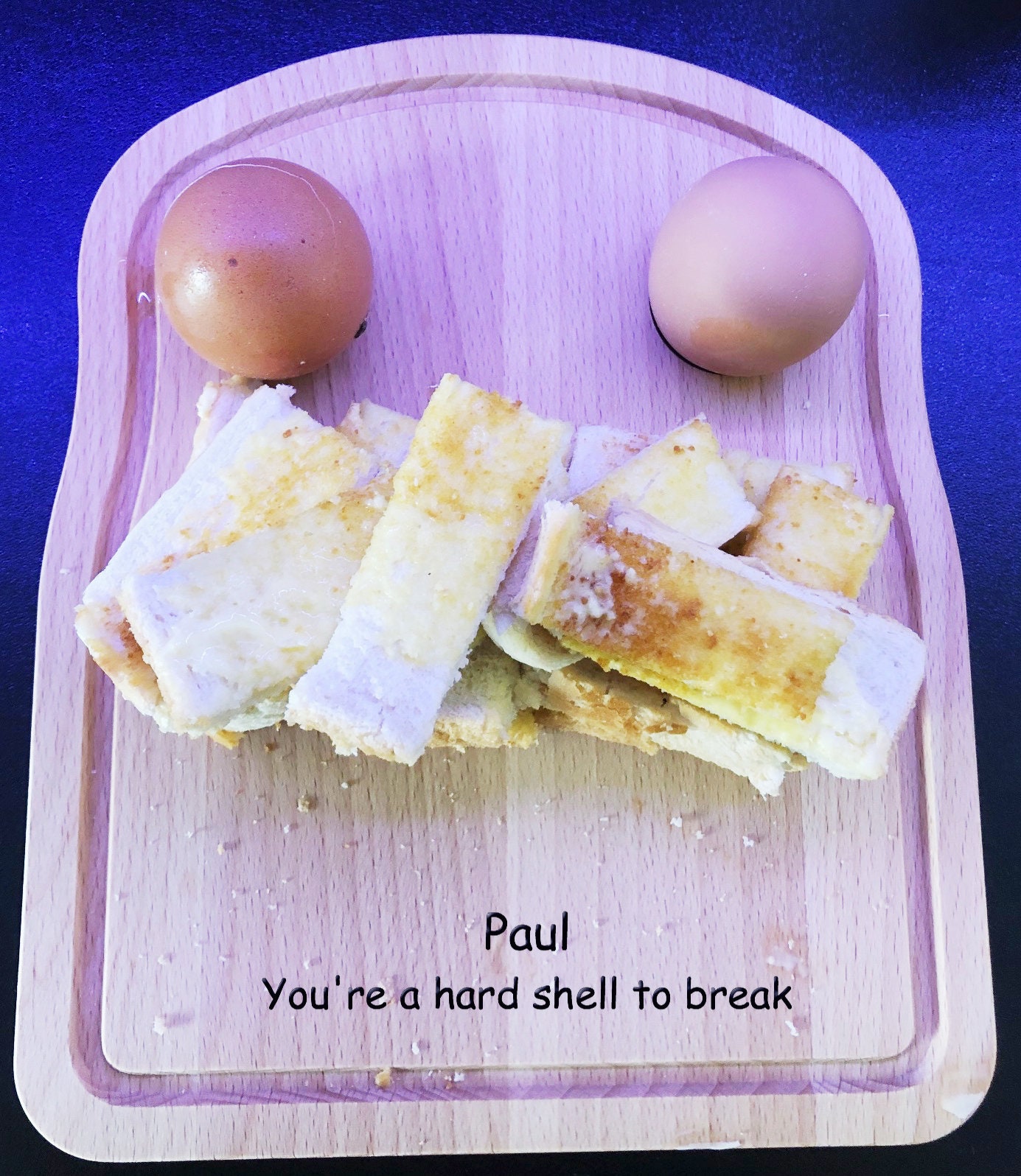 Personalised Easter Dippy Egg & Toast Breakfast Board Perfect for Any ...