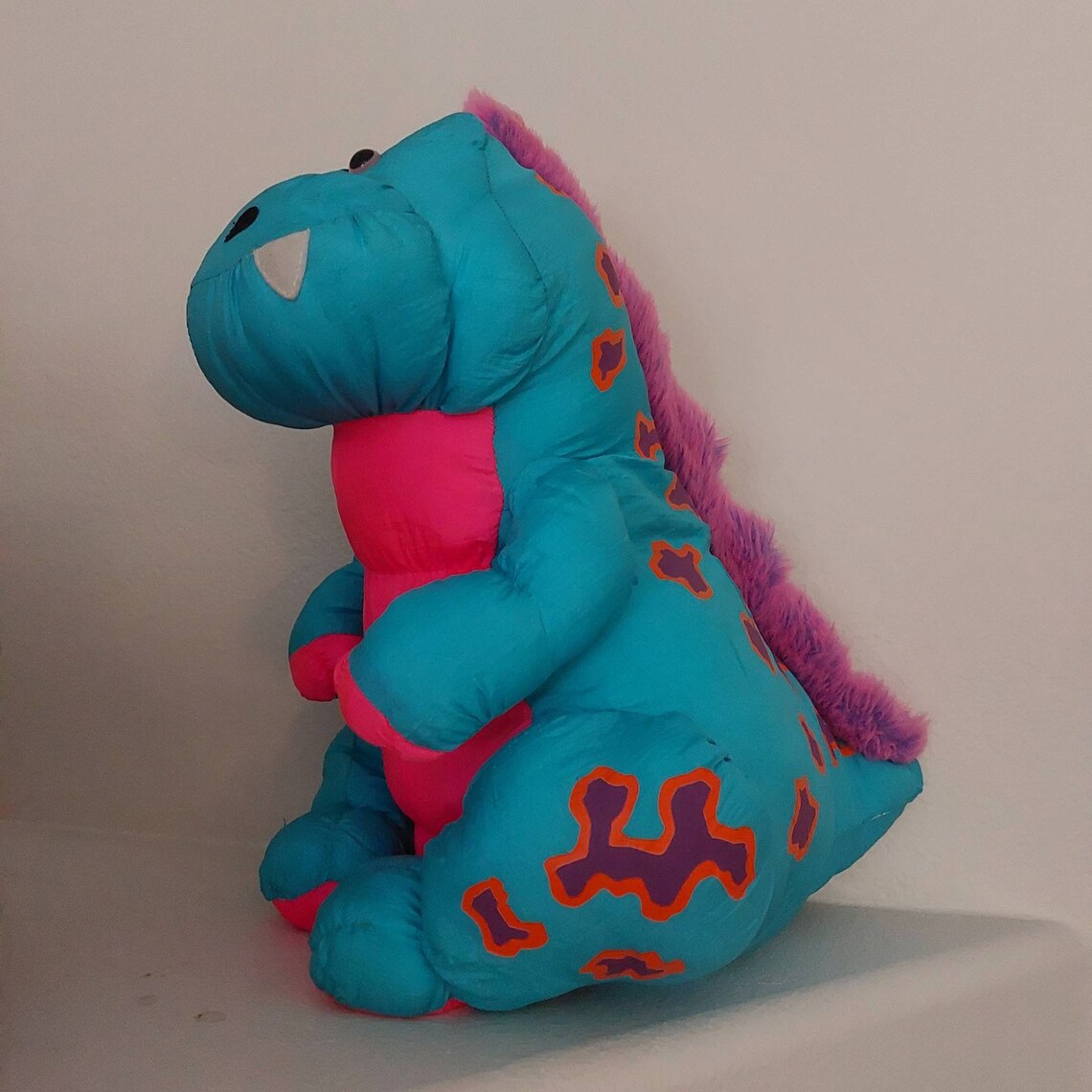 1990s Parachute Plush Stuffed Animal Dinosaur Etsy