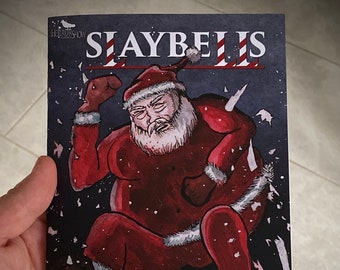 Slaybells - Christmas Horror Comic - Santa Claus vs Zombies - Perfect Stocking filler