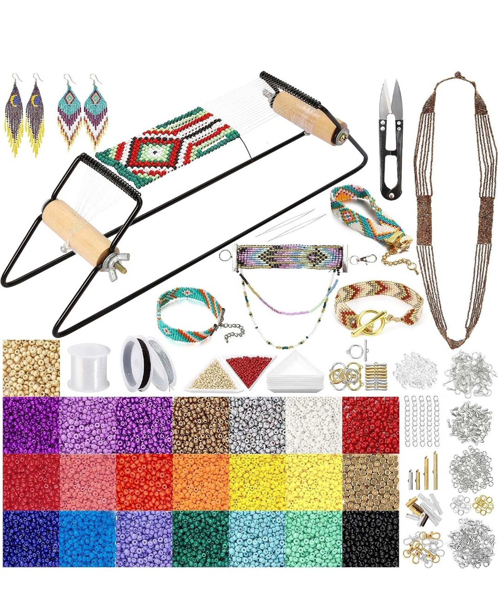 The Bead Loom Kit Beading Supplies ,seed Beads ,loom Kit for Bracelets ...