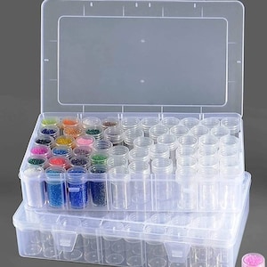 60 Grids Bead Organizer and Storage Diamond Painting Containers