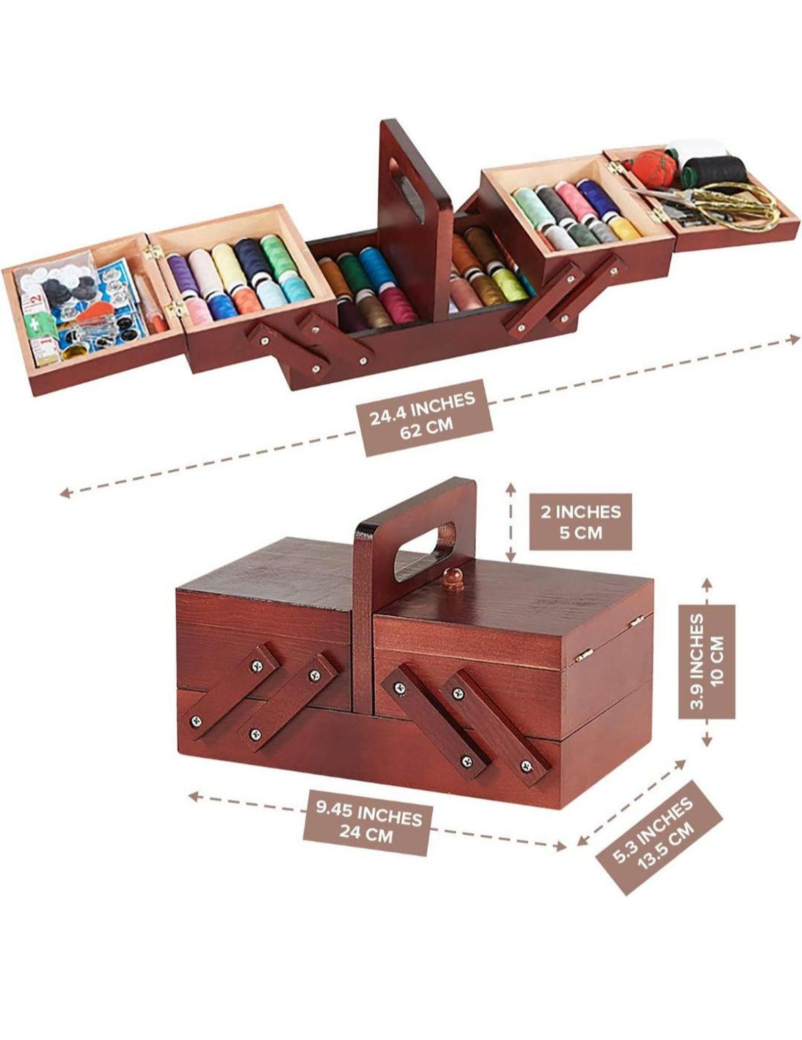 9+ Sewing Box Organizer Wooden Sewing Box Organizer - Etsy