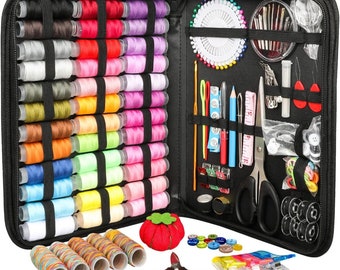 206 pcs Sewing Kit with case