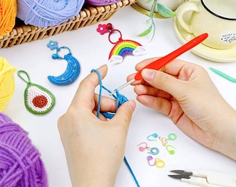 113 Piece Crochet Kit with Yarn Set