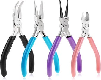4Pcs Jewelry Pliers Tool Set