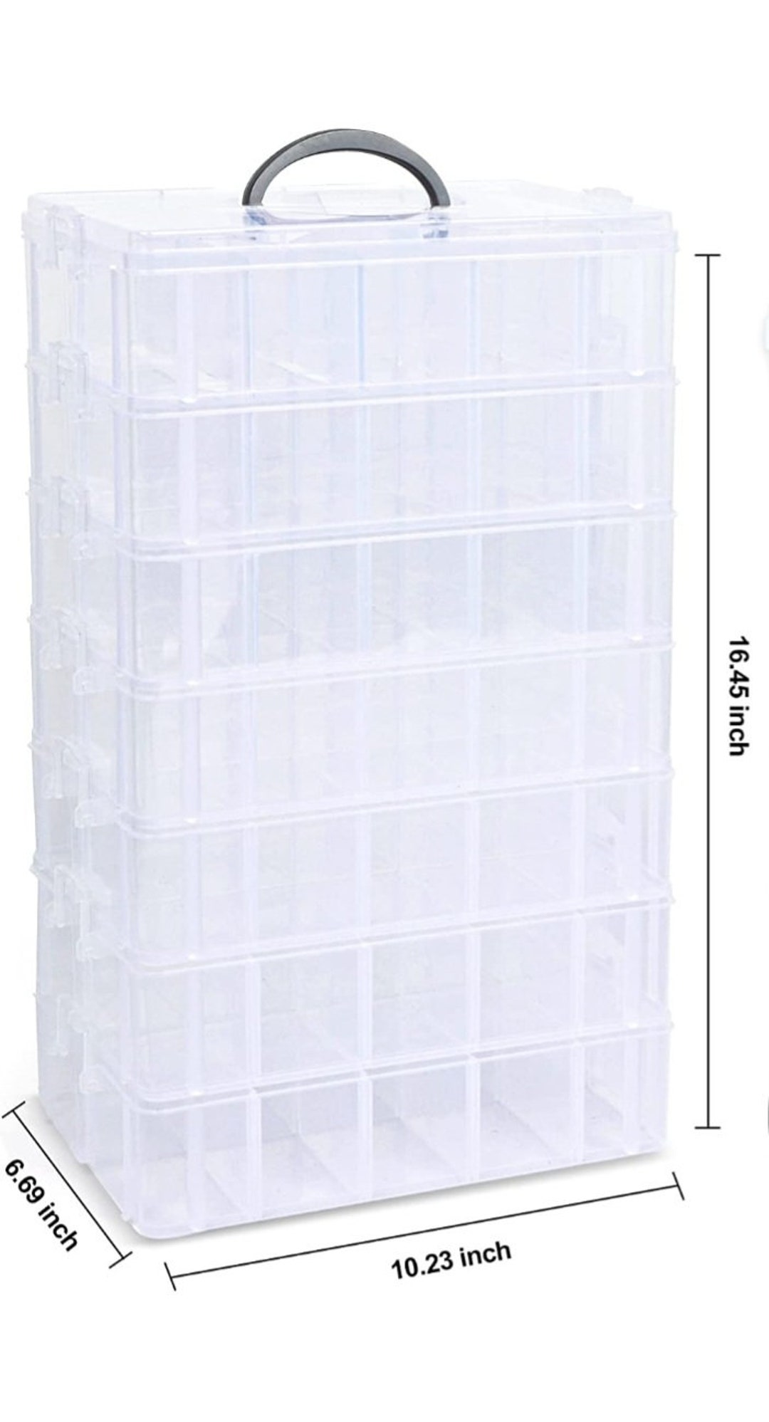 Clear Plastic Beads Storage Container and Organizer 3 Color - Etsy