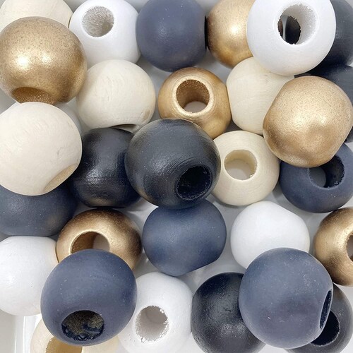 thumbnail image 2 of 200Pcs Round Wood Buttons For Crafts 20mm Mixed Vintage Wooden Craft Button With 2 Holes For DIY Sewing Decorative 2 of 10
