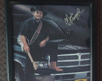 Merle Haggard  (Hand-Signed)  SUN RECORDS Promo Photo