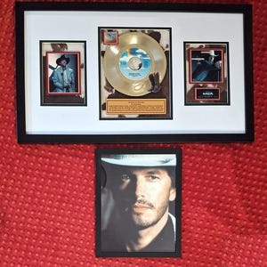 George Strait Amarillo By Morning GOLD record