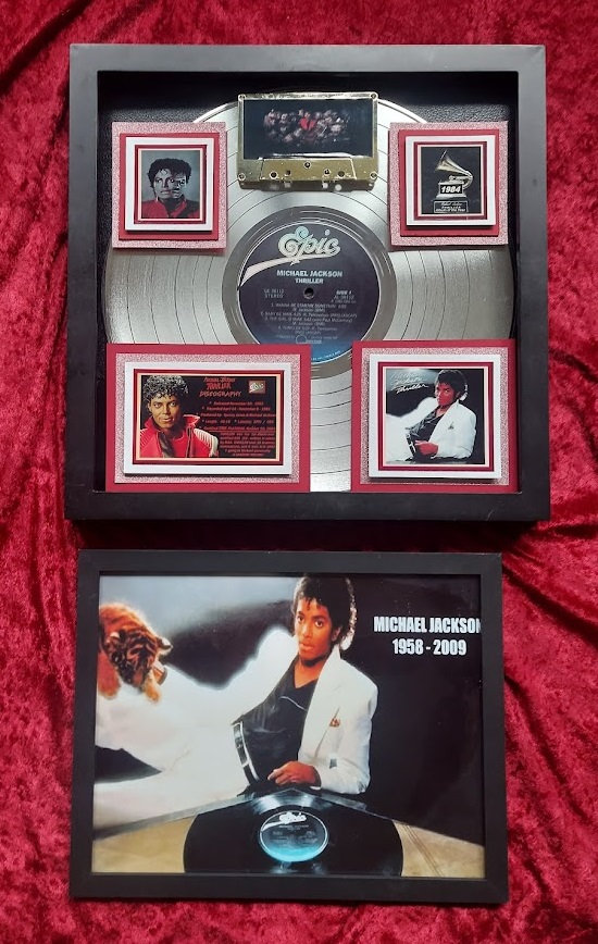 MICHAEL JACKSON - Thriller W-framed MJ Photo & Coa - Etsy