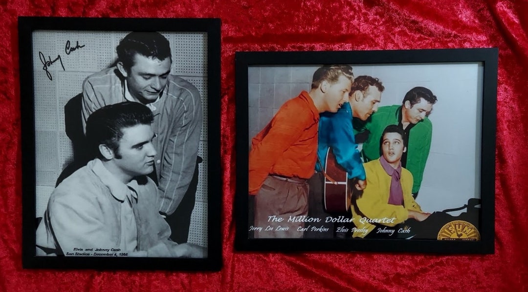 Elvis Johnny Cash (signed) Million Dollar Quartet R A R E
