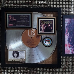 DOORS - Debut Album  AWARD with Jim Morrison & Concert artwork