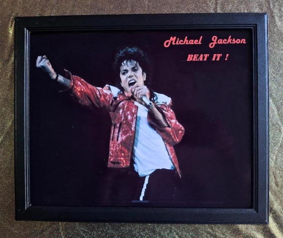Michael Jackson THRILLER Top 3 Singles (#1's) + 3 Framed Photos - Etsy