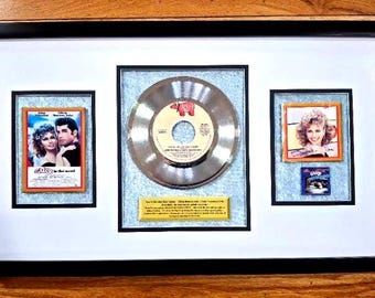 Olivia Newton-John (& Travolta) de GREASE Eres a quien quiero PREMIO 15 X 21