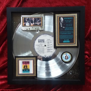 Tom Petty PLATINUM Award  &quot;Full Moon Fever&quot;  Debut Album - 1989  W/2 framed photos