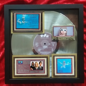 NIRVANA -  &quot;Nevermind&quot;  w/Kurt Cobain & Dave Grohl  RARE CLASSIC Award