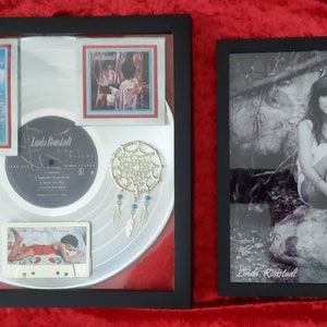 Linda Ronstadt (Simple Dreams)  Platinum Award + Iconic Photo framed