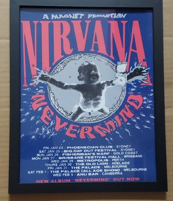 Nirvana In Utero Poster Nirvana Band Poster 24x36 - Kurt Cobain
