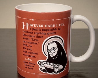 St. Maria Skobtsova of Paris 11 oz. Mug: Saints of the Orthodox Church