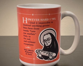 St. Maria Skobtsova of Paris 15 oz. Mug: Saints of the Orthodox Church