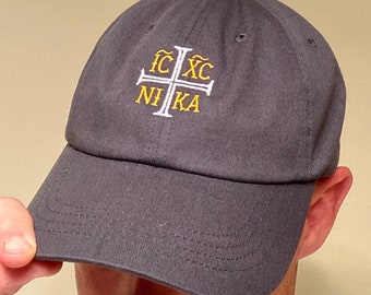 IC XC NIKA &quot;Jesus Christ, Conqueror&quot; Orthodox Christian Baseball Cap