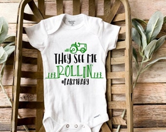 They see me rollin they hatin super funny baby onesie bodysuit unisex