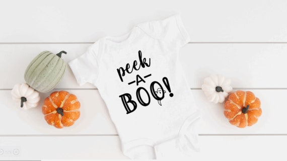 Halloween Onesie Peek A Boo Onesie Fall Onesie