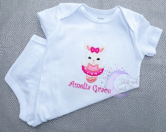 Four Month Five Months Six Months Milestone Bodysuit Shirt Carter Baby Newborn Infant Adorable Embroidered Fawn Deer Outfit Pink Brown