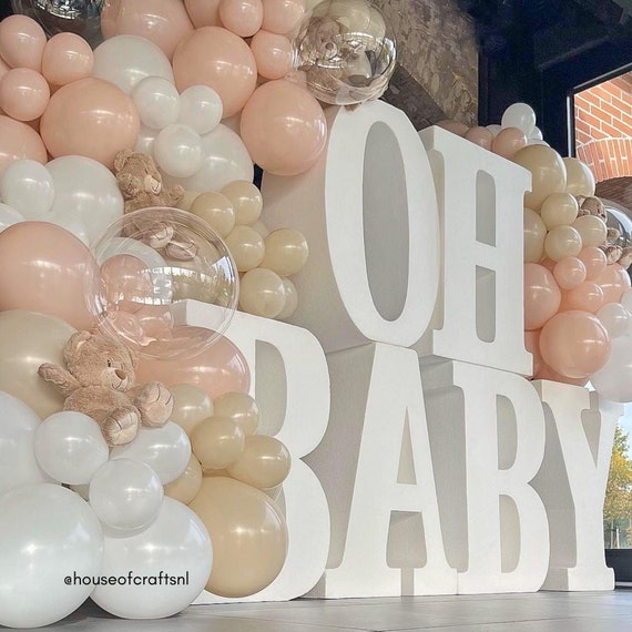 100 Stück Babyparty Konfetti Rosegold - Deko Für Baby Shower & Gender Reveal