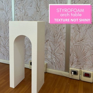 Plinth cake stand, cylinder party for cake, plinth with arch, birthday pillar