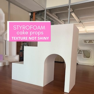 Styrofoam stair base for table, decor party, diy decoration for birthday , party supply