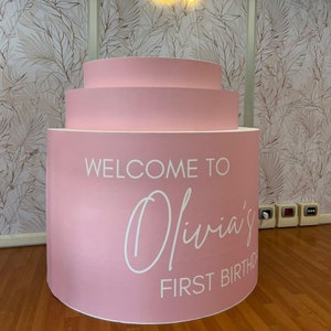 Display stand party, mocktail stand for party, white stand for party, cocktail stand for party, birthday party white support