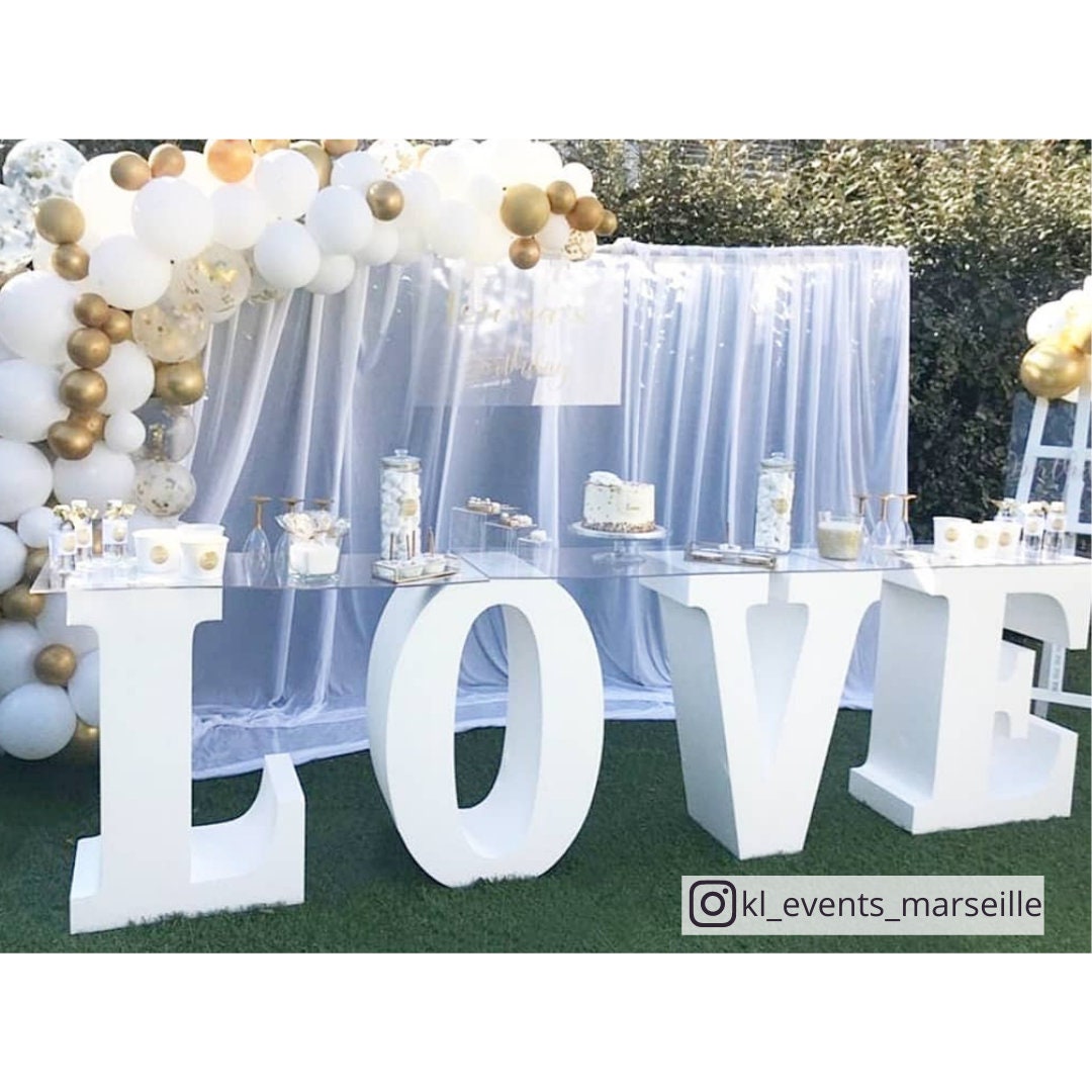 Sweet Table Giant Letters for Candy 
