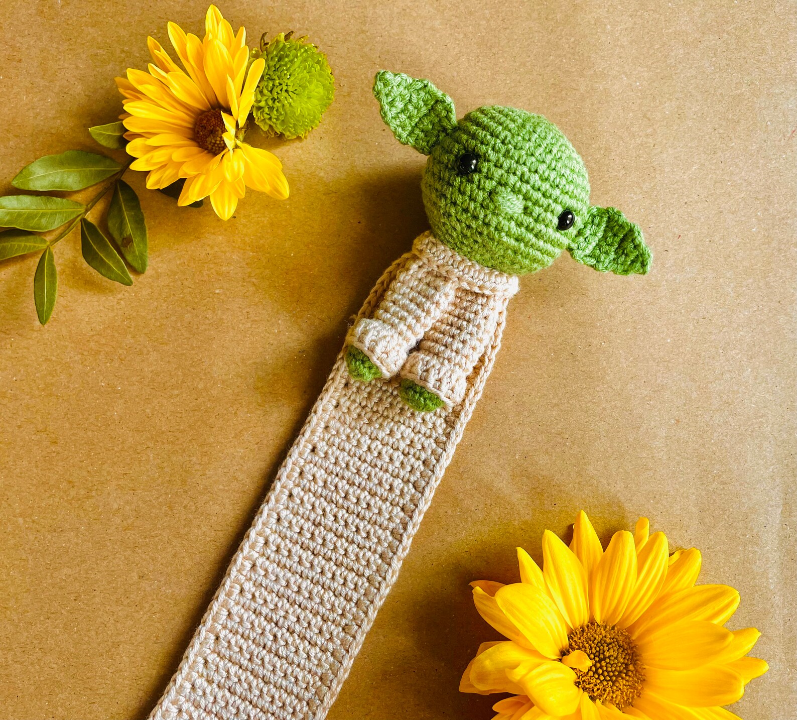 Baby Yoda Bookmark Crochet Pattern