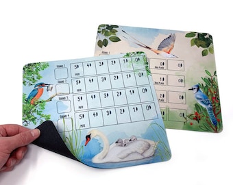 Pair of Single-Sided Neoprene Goal Mats for Wingspan