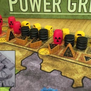 Painted Wooden Resources for Power Grid