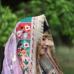 Stunning Organza Border Work  Dupatta I Ethinc Organza Dupatta With Intricate Border Work