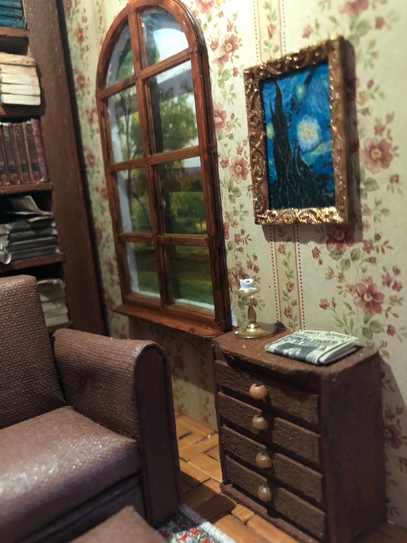 Library Book Nook Book Shelf Insert Booknook Magic Diorama Etsy Canada