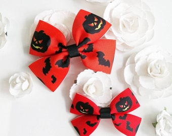 Halloween Pumpkin Bow, Girls Halloween Costume, Girls Gifts, Gifts for Girls, Halloween Party Favours