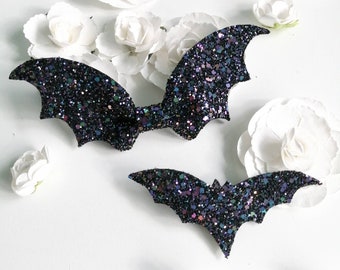 Halloween Bat Clip, Glitter Bat, Halloween Costume, Girls Halloween Costume, Girls Gifts, Gifts for Girls, Halloween Party Favours