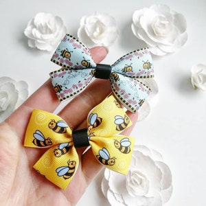 Bee Hair Bows, Gifts For Girls image 4