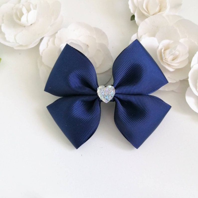 Large/Med/Small Purple Bow, School Clip, School Hair Accessories, Party Dress, Gifts for Girls image 5