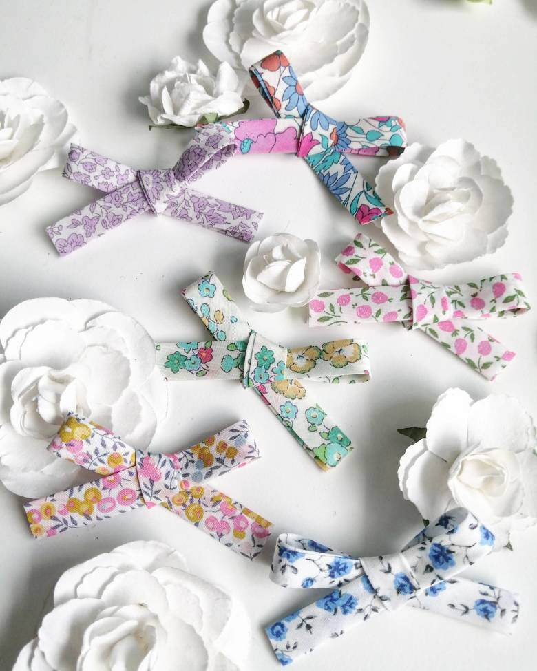 Liberty of London Small Tied Bows, Gifts for Girls, Toddler  display picture 3
