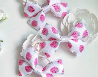 Strawberry Bow, Girls Gifts