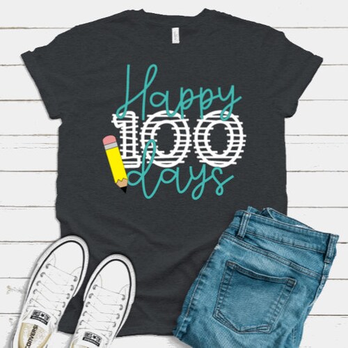 100 Days Sharper Teacher 100th Day of School Tshirt Cactus - Etsy