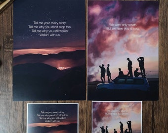 Bulletproof: The Eternal Lyrics- BTS Print